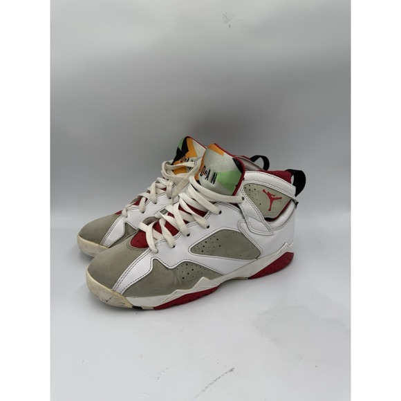 Nike Air Jordan 7 Retro GS Hare White/True Red 304774-125 Size 7Y - Picture 1 of 8